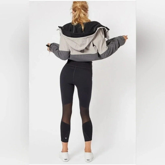Sweaty Betty Zipped Up 7/8 Textured Leggings XSmall - Picture 2 of 15